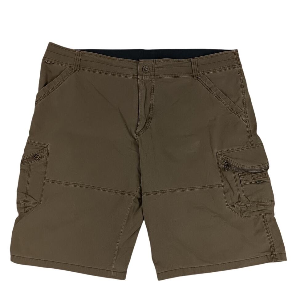 Kuhl Ambush Cargo Shorts Men's 42X12 Driftwood Brown Patina‎ Dye Hiking Outdoor - Picture 2 of 16